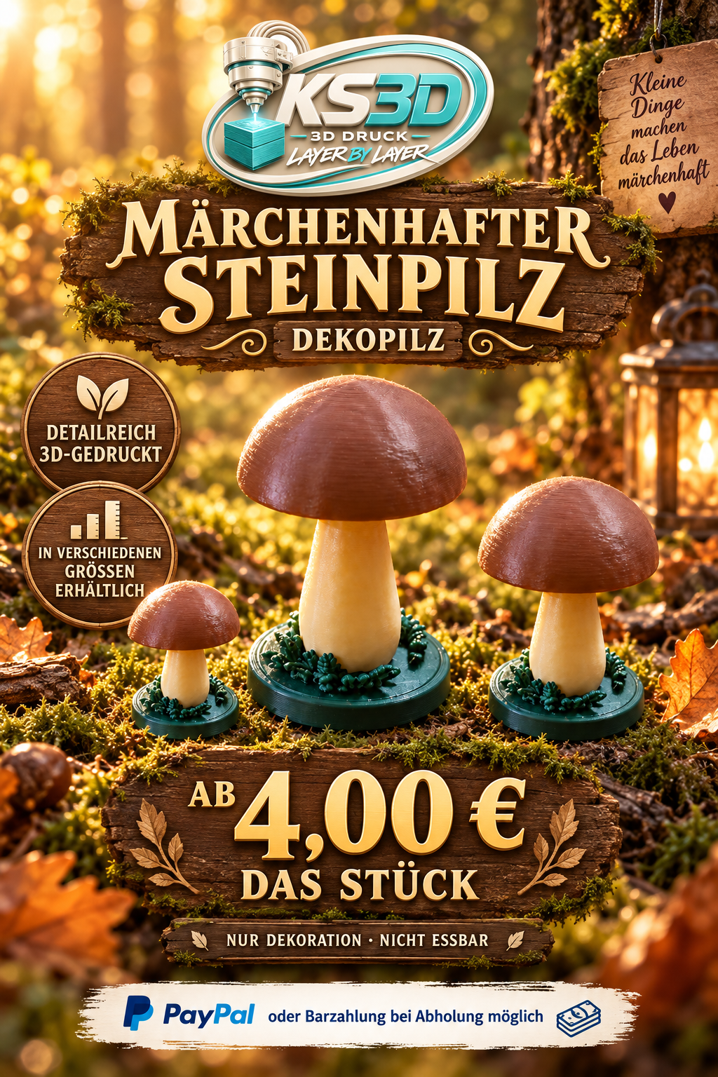 Märchenhafter Steinpilz
